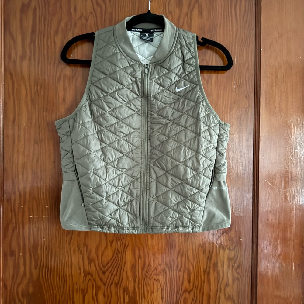 Nike Sage Green Quilted Vest